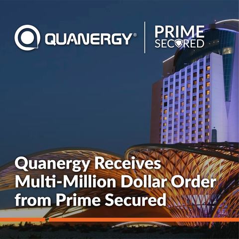 Quanergy Receives Multi-Million Dollar Order from Prime Secured (Graphic: Business Wire)