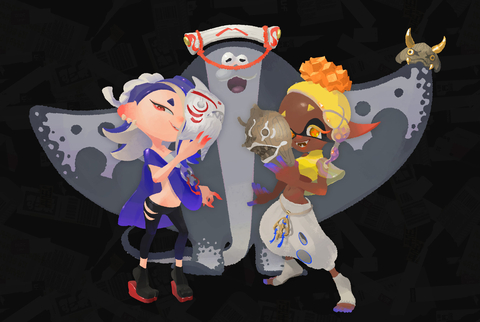 The new 30-minute Splatoon 3 Direct video presentation unveils new battle stages, new maneuvers and a fun assortment of new weapons. The presentation also showcases Deep Cut, a popular trio who hosts the Splatsville news program Anarchy Splatcast. They provide information on battle stages currently available, as well as other news bulletins. (Graphic: Business Wire)