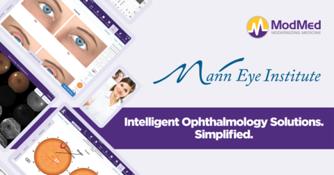 Mann Eye Institute Selects ModMed’s All-in-One Software Solution for All Practices and New State-of-the-Art Ophthalmology Institute (Graphic: Business Wire)