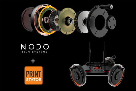 NODO’s Inertia Wheels Max cinema controller with integrated PCB Stator motors designed with ECM's PrintStator software. (Graphic: Business Wire)