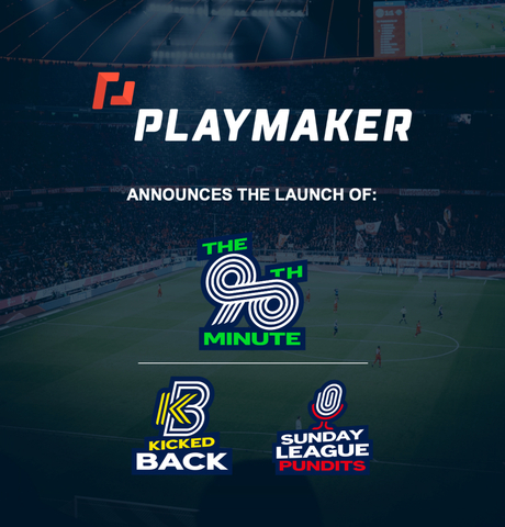 Playmaker Capital Inc. Launches First Canadian-Based Soccer Media Brand The 90th Minute (Graphic: Business Wire)