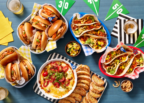 Blue Apron introduces a new Tailgating Box, featuring classic game day recipes with an elevated twist, available for a limited-time. (Photo: Business Wire)