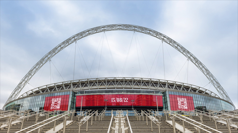 The qr code for the blue stadium