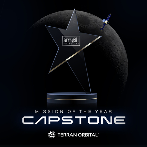 CAPSTONE is the Small Satellite Conference's Mission of the Year (Graphic: Terran Orbital Corporation)