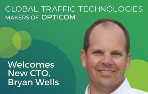 Global Traffic Technologies is pleased to welcome the newest member of its executive leadership team, Chief Technology Officer Bryan Wells. Bryan will align the product and development teams to deliver on GTT's vision for a connected future in the vehicle-to-everything and Intelligent Transportation Systems markets. (Photo: Business Wire)