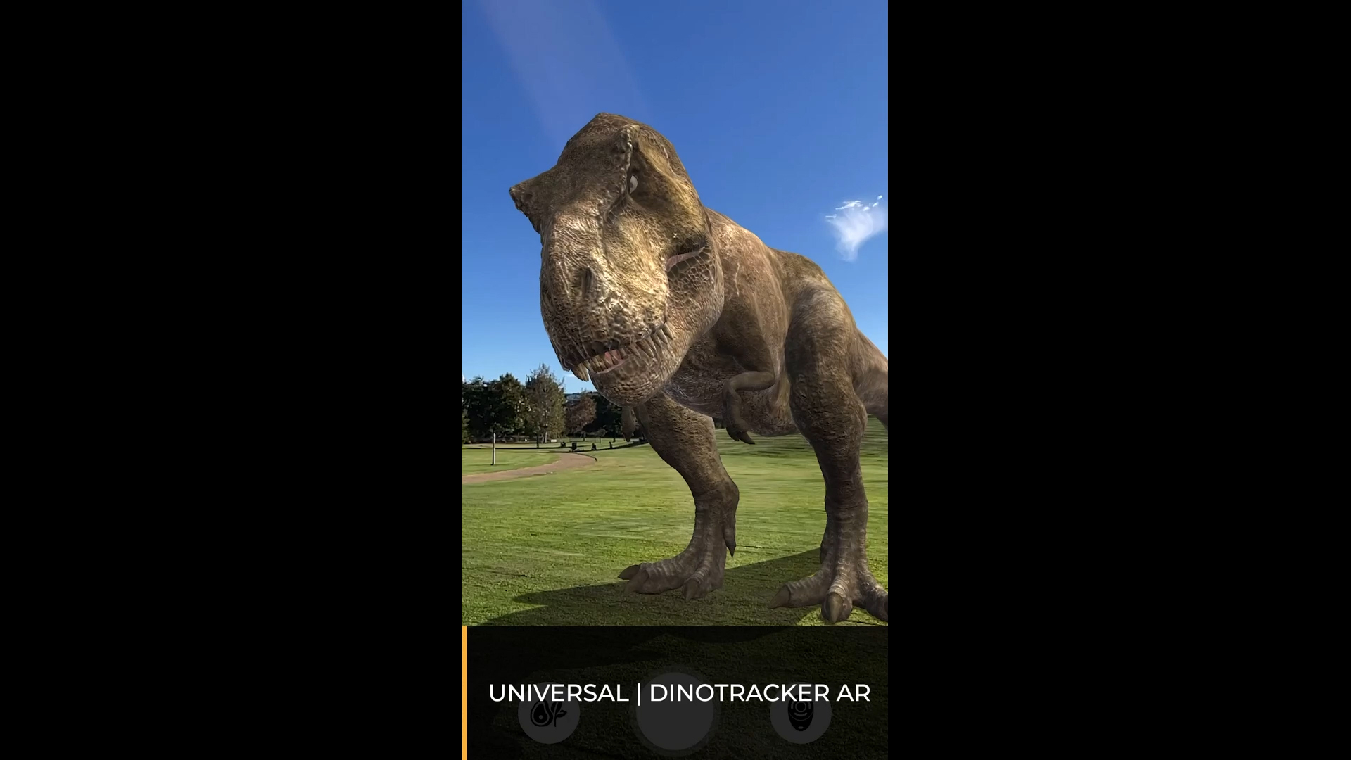 Introducing the Dinotracker AR mobile app, the official companion app to the global box-office blockbuster Jurassic World Dominion