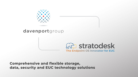 Stratodesk helps Davenport Group enhance its strategic focus on the EUC space by making it easy for organizations to self-service with Stratodesk NoTouch OS. (Graphic: Business Wire)