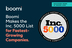 Boomi Makes the Inc. 5000 List for Fastest-Growing Companies (Graphic: Business Wire)