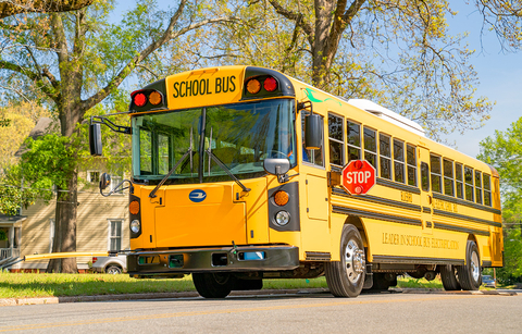 The Inflation Reduction Act promotes clean transportation to reduce harmful greenhouse gas emissions and fight climate change. Blue Bird is the only U.S.-owned and operated school bus manufacturer in the United States. The company builds a full range of electric, zero-emission school buses that put student and community health first. (Photo: Business Wire)