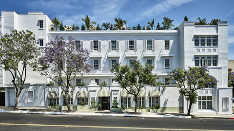 The recently opened 34-bedroom Holloway House in West Hollywood, the fourth Soho House in LA. (Photo: Business Wire)
