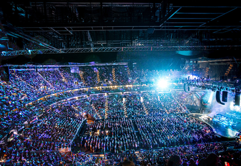Smoothie King Center, New Orleans, Louisiana. Photo courtesy of ASM Global.