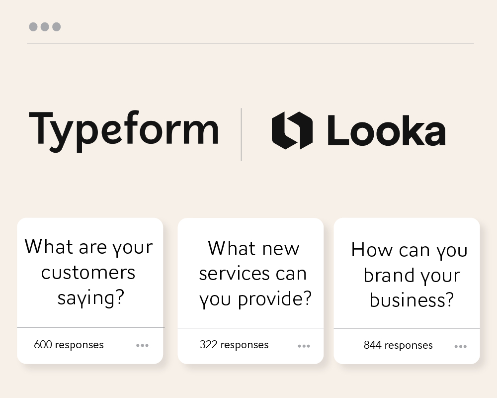 Looka Teams Up with Typeform to Advance Digital Conversational