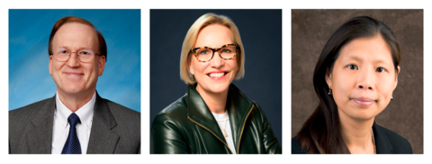 Tevogen Bio's new Board of Directors members include Jeffrey Feike, M.P.H., Susan Podlogar, M.B.A., and Lindee Goh, Ph.D. (Photo: Business Wire)