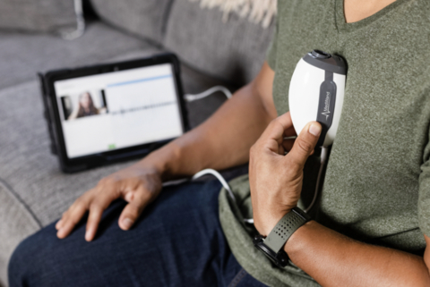 Transforming the current understanding of telemedicine, MedWand combines multiple clinically accurate vitals sensors and an Ultra-HD resolution camera into one, handheld, lightweight device. (Photo: Business Wire)