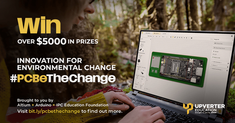 original Altium LLC, the IPC Education Foundation, and Arduino are partnering to launch the second annual student electronics design challenge to engage, educate, and enhance students’ proficiencies in PCB design capabilities with a focus on solving some of the world’s most pressing environmental challenges. (Photo: Altium LLC)