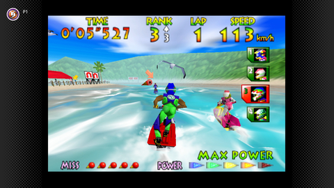 Wave Race 64 splashes down on Nintendo Switch for players with a Nintendo Switch Online + Expansion Pack membership on Aug. 19. (Graphic: Business Wire)
