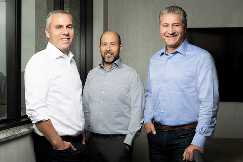 Alex Gorra (right) Chief Growth Officer of Brainvest with Fernando Gelman (center) Global CEO of Brainvest, and Jan Gunnar Karsten (left) Brazil CEO of Brainvest (Photo: Business Wire)
