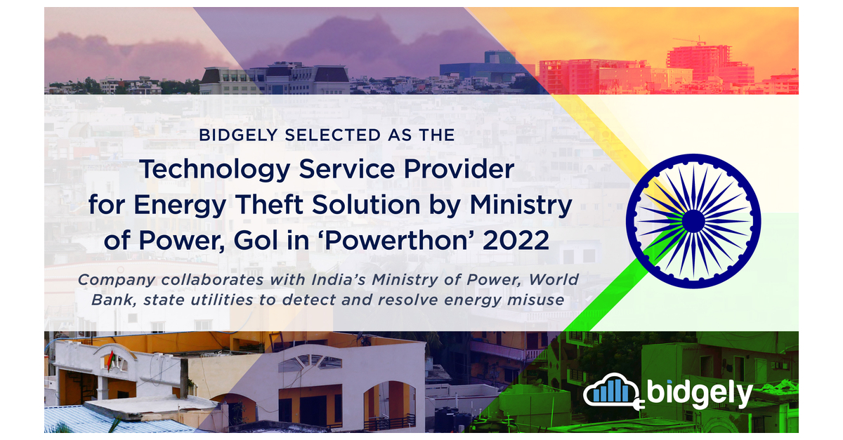 Bidgely Selected as the Technology Service Provider for Energy Theft Solution By Ministry of Power, Gol in 'Powerthon 2022'