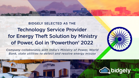 Bidgely collaborates with India’s Ministry of Power, World Bank and state utilities to detect and resolve the country's energy misuse. (Graphic: Business Wire)