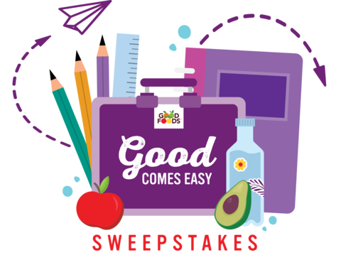original Good Foods launches "Good Comes Easy" sweepstakes for back-to-school. (Graphic: Business Wire)