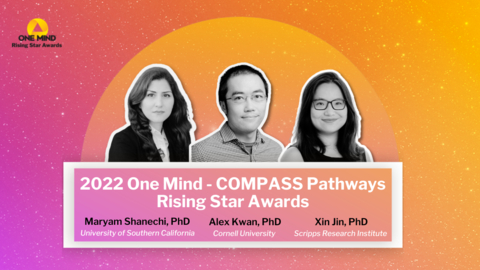One Mind Announces the Winners of the 2022 Rising Star Awards for Mental Health Research (Graphic: One Mind)