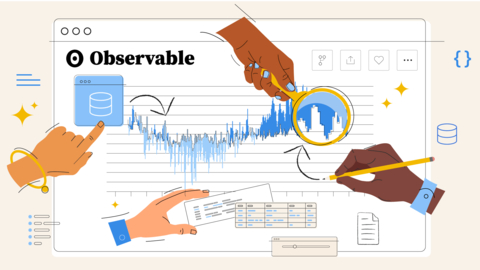 thumbnail Observable Announces Free Teams, an Open and Easy Way for Data Teams to Collaborate with the Largest Community of Data Practitioners (Graphic: Business Wire)