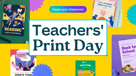Canva Offers Teachers Poster Printing Vouchers to Spruce Up Their Classrooms for the New School Year (Photo: Business Wire)