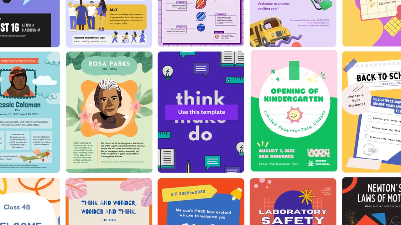 Canva Offers Teachers Poster Printing Vouchers to Spruce Up Their Classrooms for the New School Year