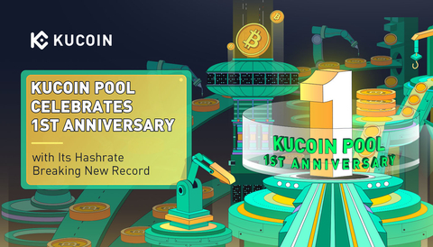 KuCoin Pool Celebrates 1st Anniversary with Its Hashrate Breaking New Record (Graphic: Business Wire)