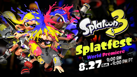 Ink up the Splatlands and get a tenta-lizing taste of the Splatoon 3 game’s newly updated Splatfest battles* with the Splatoon 3: Splatfest World Premiere on Aug. 27. New to the Splatoon series? No problem! Simply download the free demo today in Nintendo eShop or download it directly to your Nintendo Switch on Nintendo.com to dip your tentacles into a tutorial. Then, take a stroll around Splatsville and get ready for the Splatfest on Saturday. (Graphic: Business Wire)