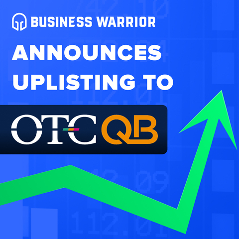 Business Warrior is pleased to announce its successful uplisting from the OTC Pink Market to the OTCQB® Venture Market. (Graphic: Business Wire)