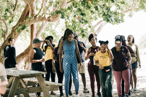 Venus Williams attends an Outdoor Afro meetup supported by CLIF CORPS (Photo: Business Wire)