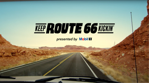 For the love of driving, Mobil 1 launched the Keep Route 66 Kickin’ campaign with the Mobil 1 Muffler Man in support of small businesses along Historic Route 66. (Photo: Business Wire)