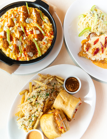 Romano’s Macaroni Grill invites guests to feel the heat with three zesty Buffalo-inspired takes on classic Italian fare for a limited time only. (Photo: Business Wire)