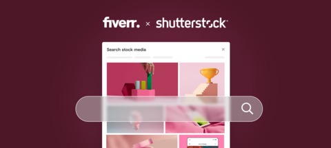 Fiverr announced a partnership with Shutterstock to integrate its vast content of licensed assets on its platform. (Graphic: Business Wire)