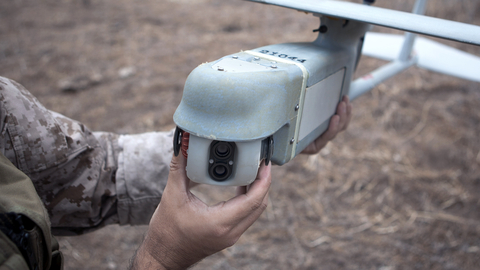 The Mantis i23 D daytime imaging payload system allows operators to capture ISR at a greater aircraft standoff distance without compromising image quality. (Photo: AeroVironment, Inc.)