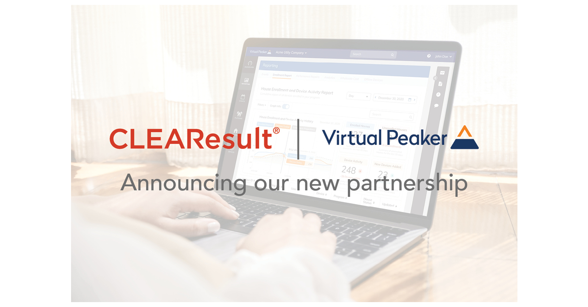 CLEAResult and Virtual Peaker Announce Partnership to Better Serve Utilities