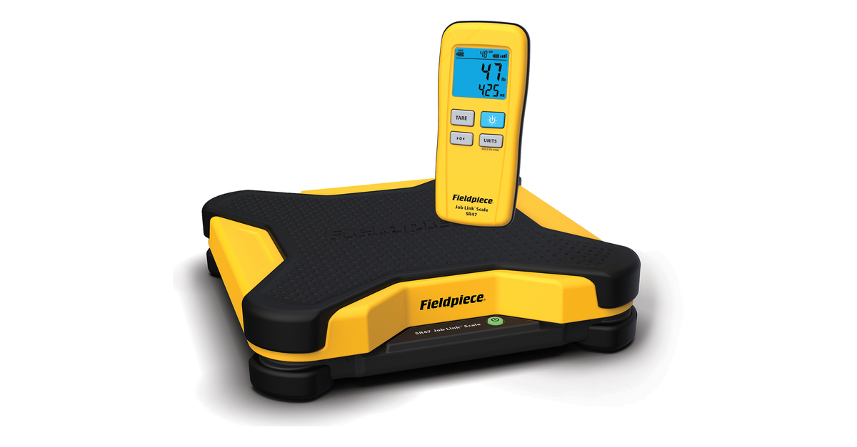 Fieldpiece Instruments Launches Powerful New Wireless Refrigerant Scale