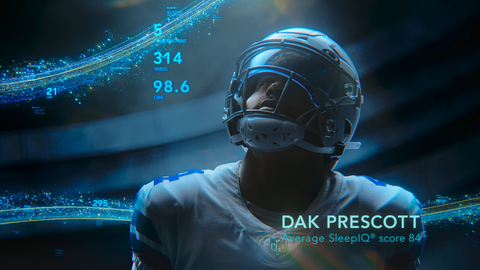 Dallas Cowboys' quarterback Dak Prescott debuts in new ad campaign for Sleep Number this season. (Photo: Business Wire)