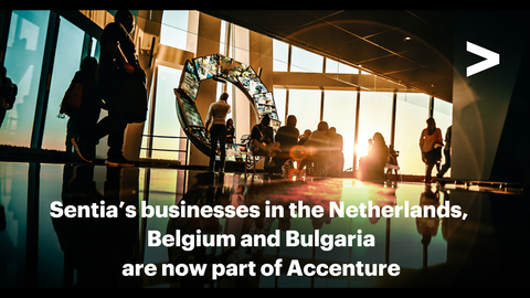 Accenture has completed its acquisition of Sentia’s businesses in the Netherlands, Belgium and Bulgaria. (Photo: Business Wire)