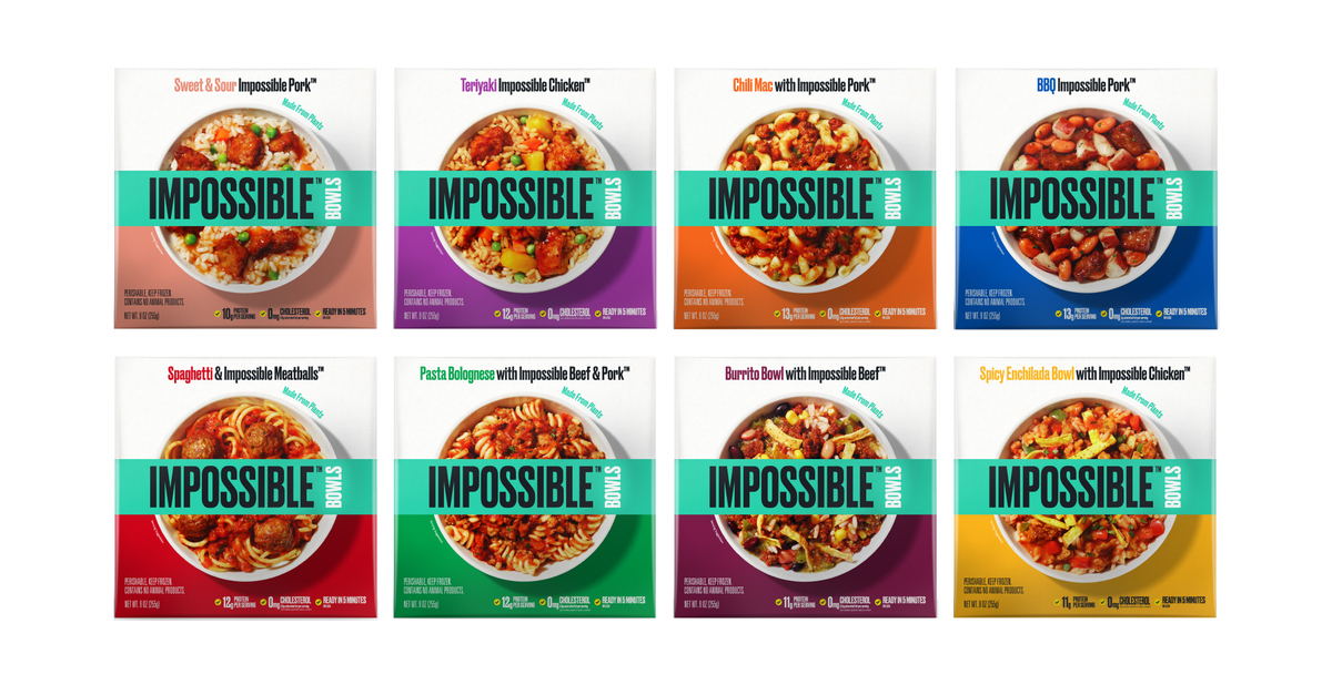 Impossible Foods Introduces Impossible™ Bowls — New Plant-Based Meals ...