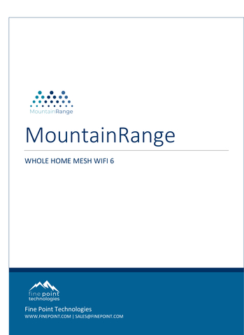 Mountain Range Product Description Data Sheet