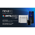 Nexa3D porta le soluzioni di produzione additiva all'IMTS 2022