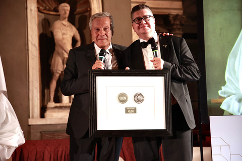 thumbnail Special award for P.Salvadeo, El.En. Group General Manager (Photo: Business Wire)