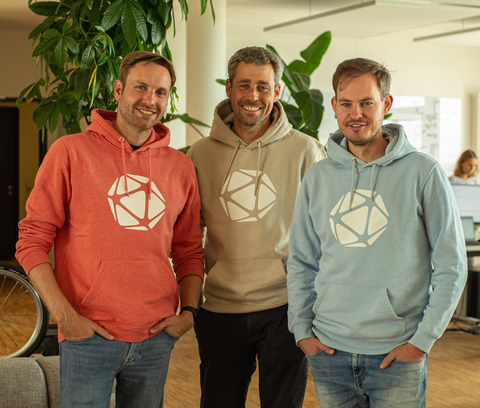 ELISE co-founders Daniel Siegel, Moritz Maier and Sebastian Möller. (Photo: Business Wire)