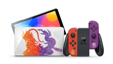 A new adventure is about to unfold! On Nov. 4, the Nintendo Switch – OLED Model: Pokémon Scarlet & Violet Edition system will be available at select stores, featuring art inspired by the upcoming Pokémon Scarlet and Pokémon Violet games (sold separately). (Photo: Business Wire)