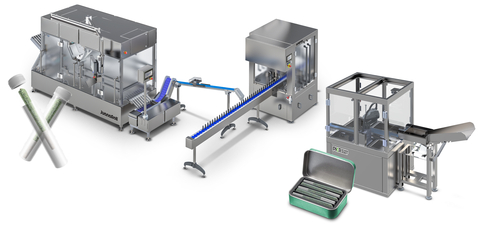 New tube and tray loading systems for pre-rolls from Canapa by Paxiom. (Photo: Business Wire)