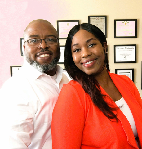 DeMario and Dawn Nicole Mcilwain, Co-founders of Skilldora, a new A.I. eLearning platform where all online courses are 100% delivered by digitally created humans. (Photo: Business Wire)