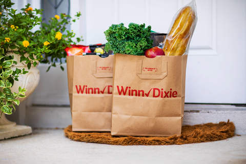 Southeastern Grocers' proprietary new offering coming in October will allow customers to shop their local Winn-Dixie and Harveys Supermarket stores online and have their groceries delivered right to them in as little as two hours with the benefit of in-store deals and promotions. (Photo: Business Wire)