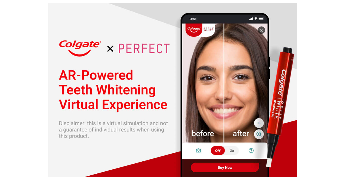 Perfect Corp. and Colgate Partner for an AR-Powered Teeth Whitening Virtual Experience